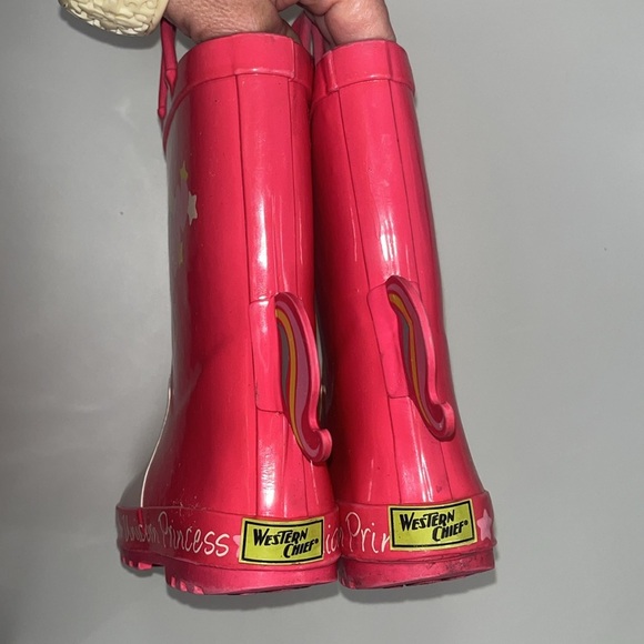Western Chief children’s rain boots size 11 / 12. Unicorn Princess - Picture 4 of 9